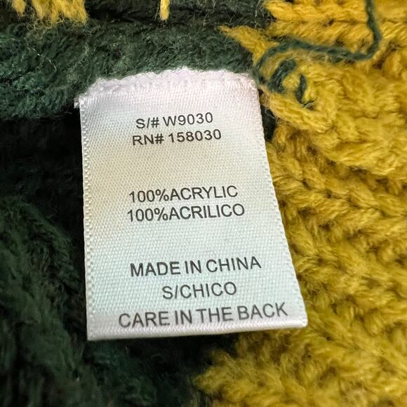 Love Tree Distressed Bohemian Womens Sweater Small Chic Chaotic Academia - Picture 10 of 13